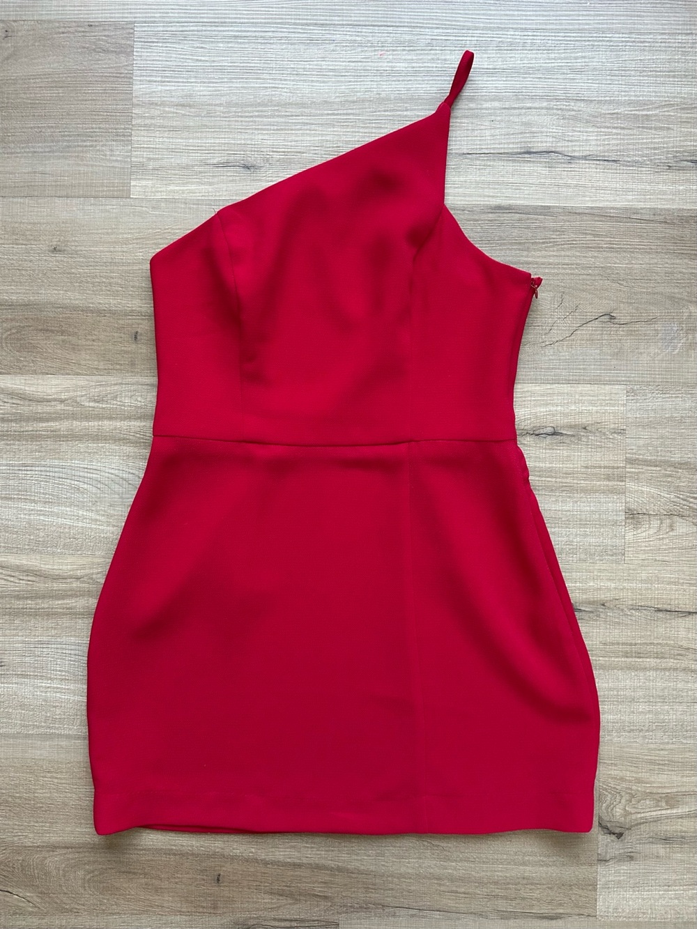 BCBGeneration One-Shoulder Scarlet Red Mini Dress